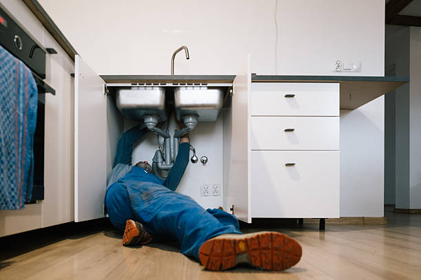 Professional Leak Detection technician working in Graham, NC